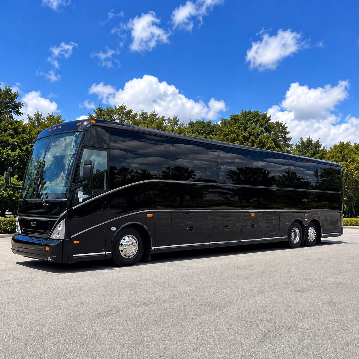 boulder charter bus rental exterior