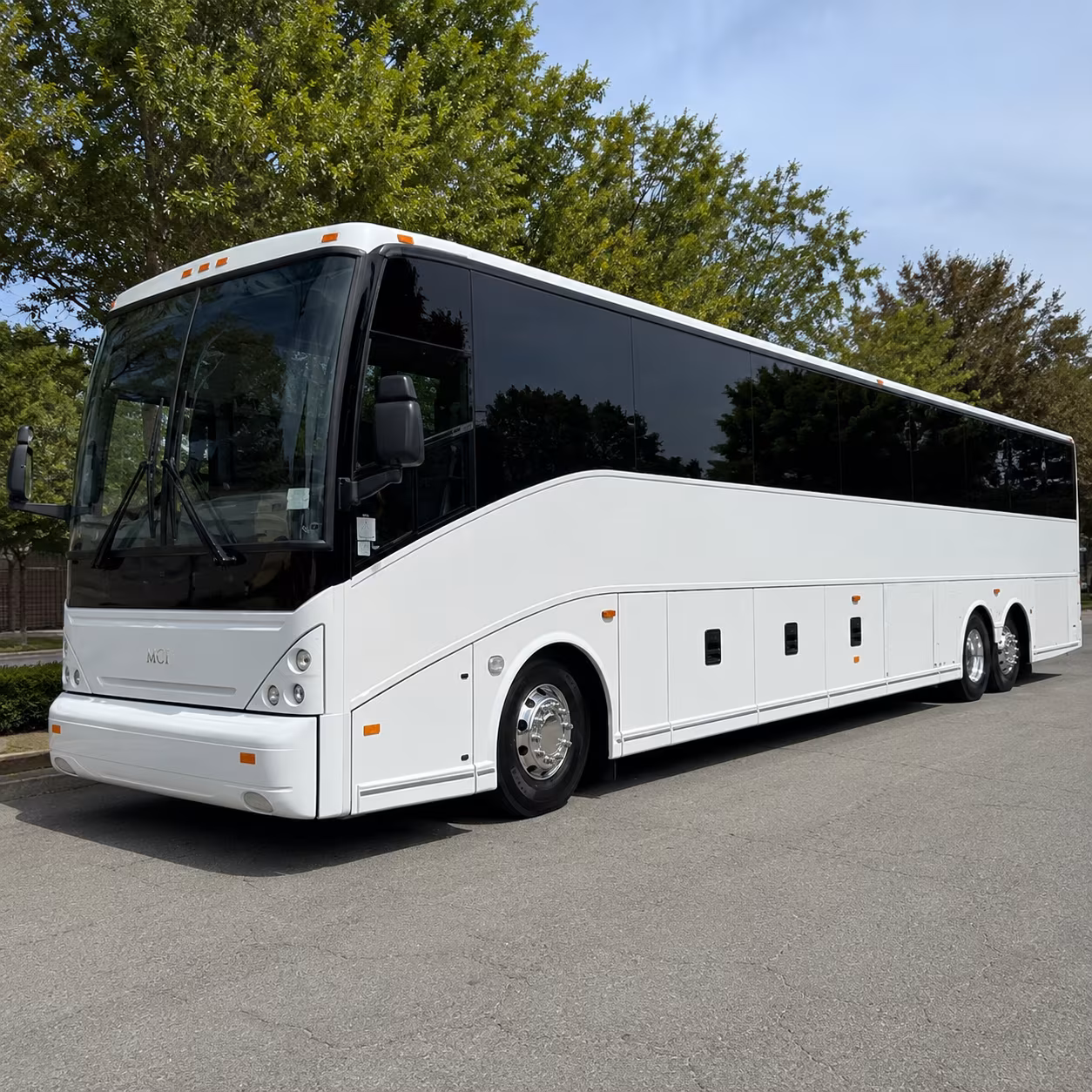 bringing a ski group through den a charter bus makes the mountain transfer easy