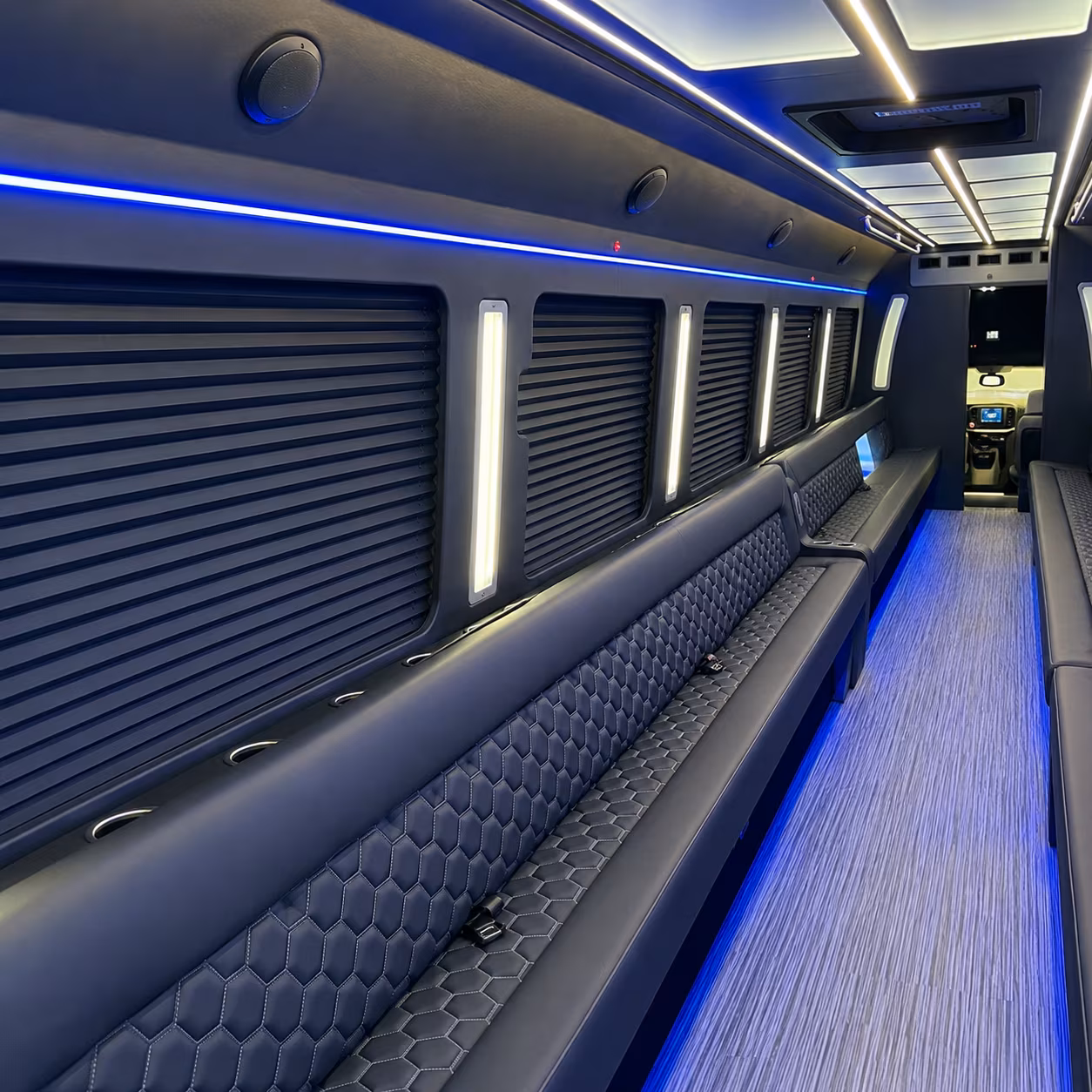 broomfield party bus rental interior