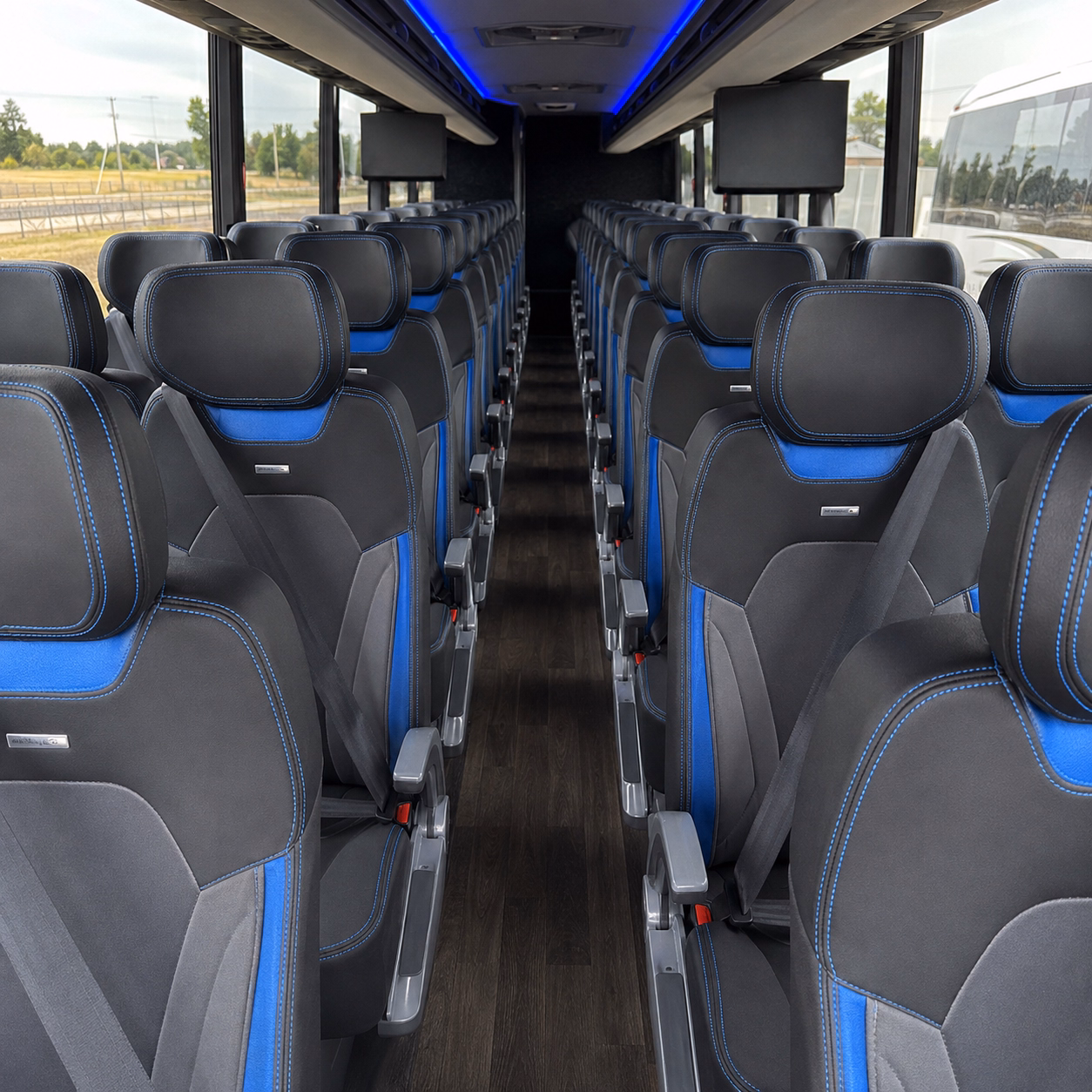 lakewood charter bus interior gallery
