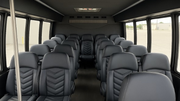 broomfield 15 passenger minibus inside