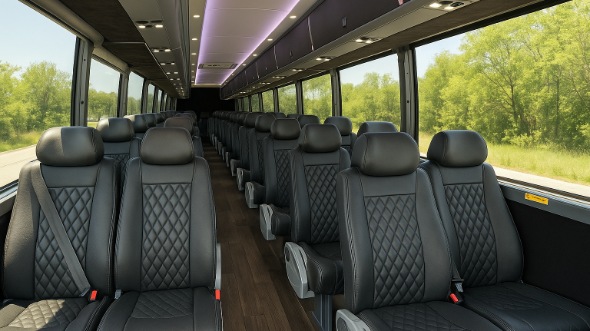 broomfield 18 passenger minibus inside
